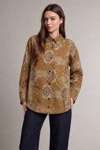 Bandana Print Button-Up