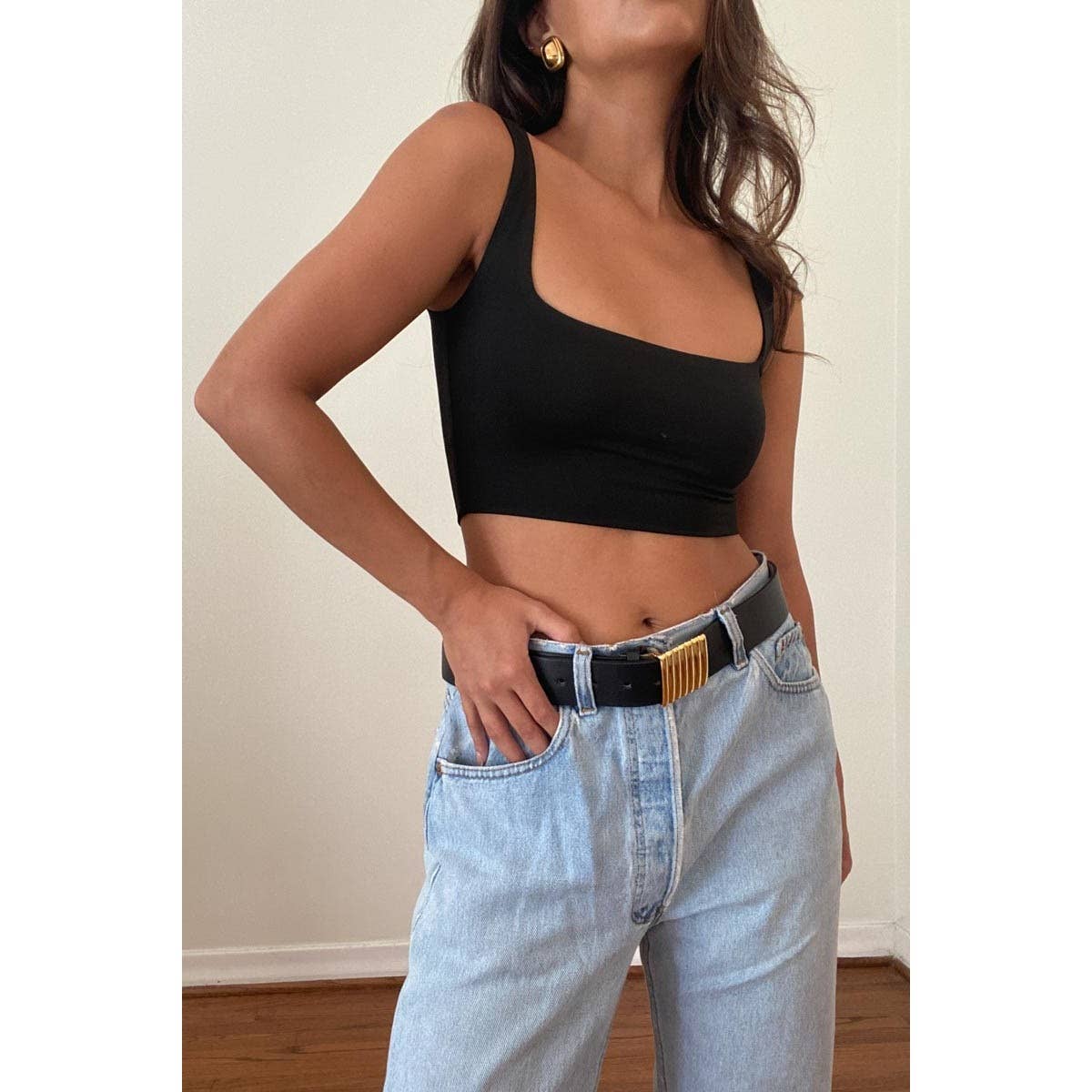 Double Layered Crop Tank