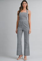 Maxine Gingham Halter Top