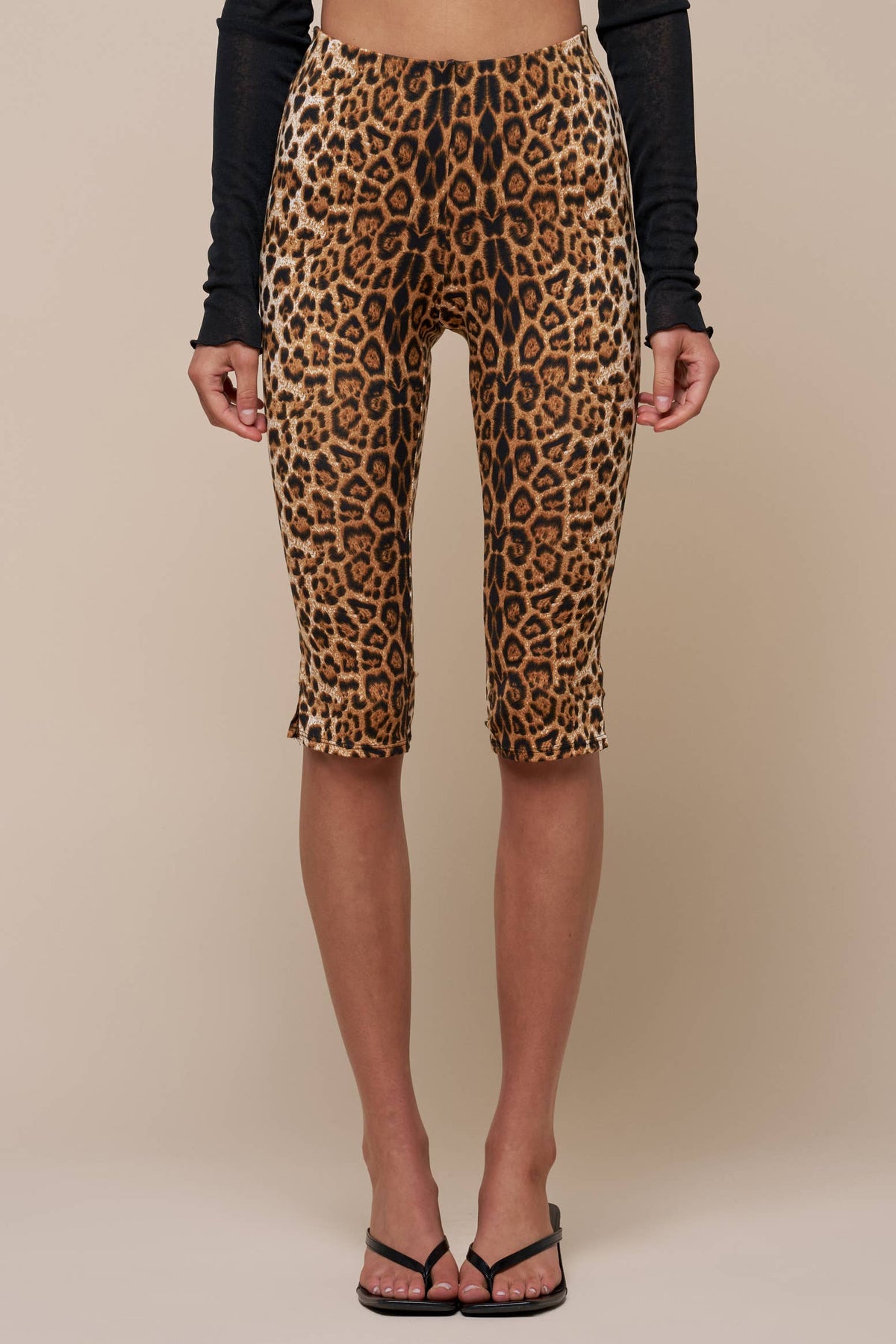 Leopard Capri Pants