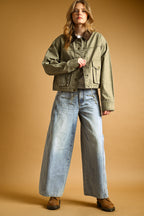 Contrast Utility Jacket