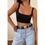 Double Layered Crop Tank