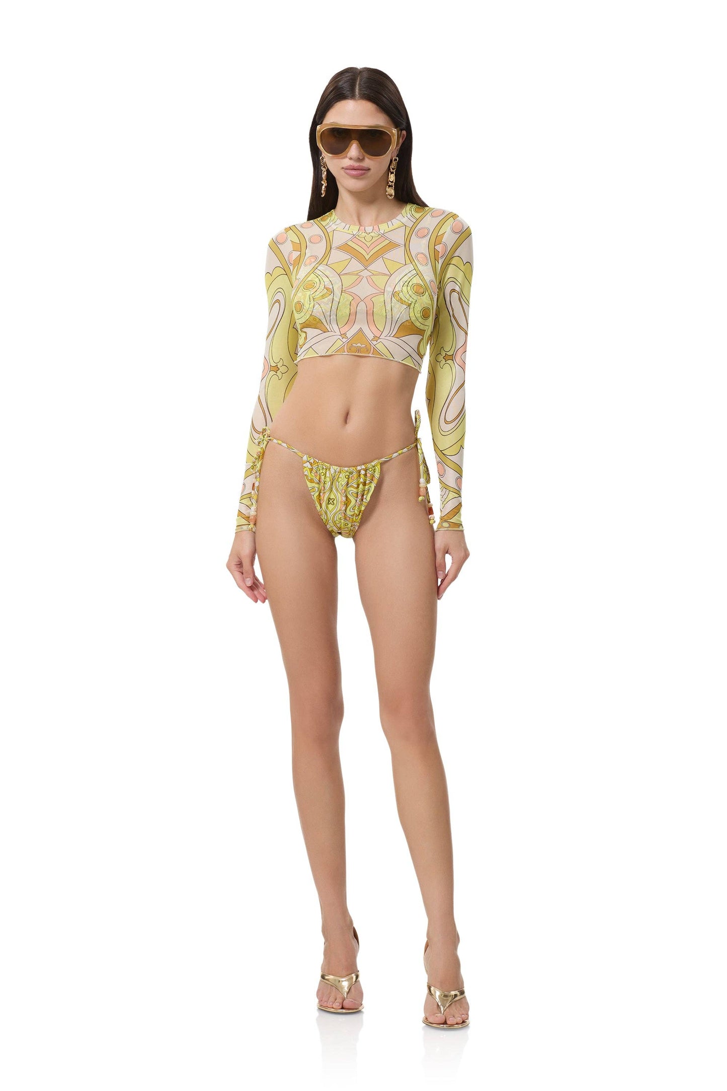 PRE-ORDER Hardin Top - Geo Scarf