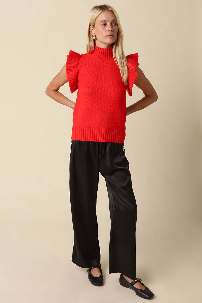 Maggie Satin Track Pants