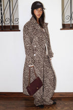 Zebra Trench Coat