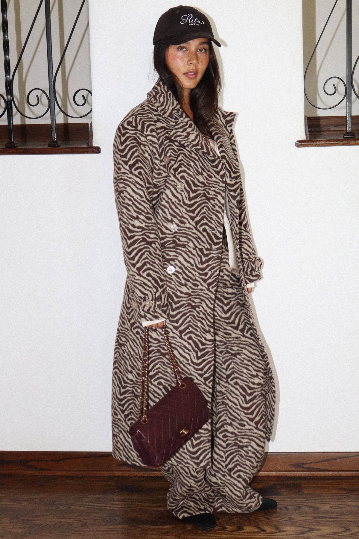 Zebra Trench Coat