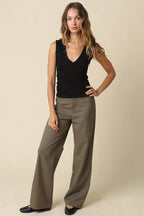 Kenny V-Neck Fitted Tank