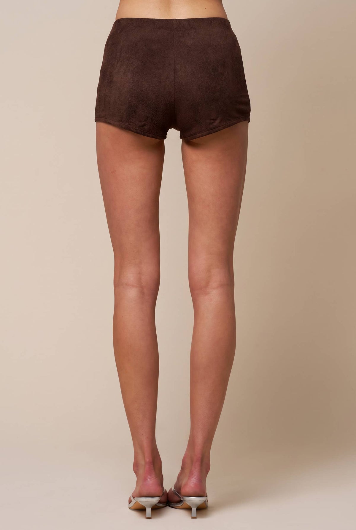 Suede Micro Shorts