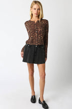 Christine Leopard Cardigan