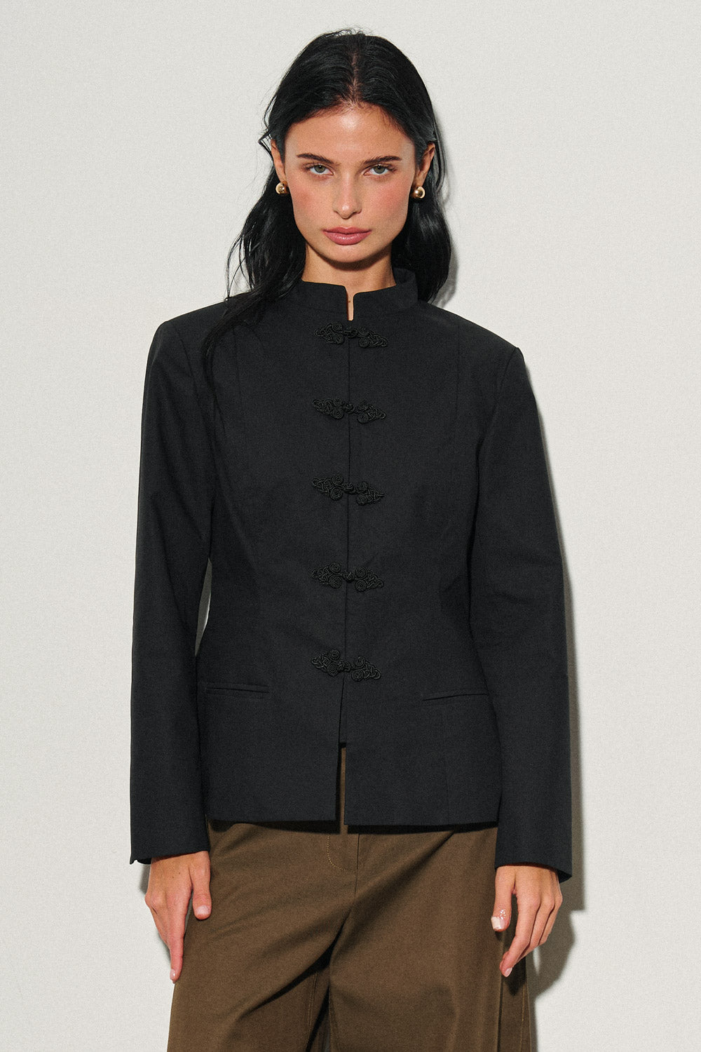 Mandarine Collar Blazer