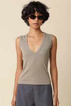 Kenny V-Neck Fitted Tank
