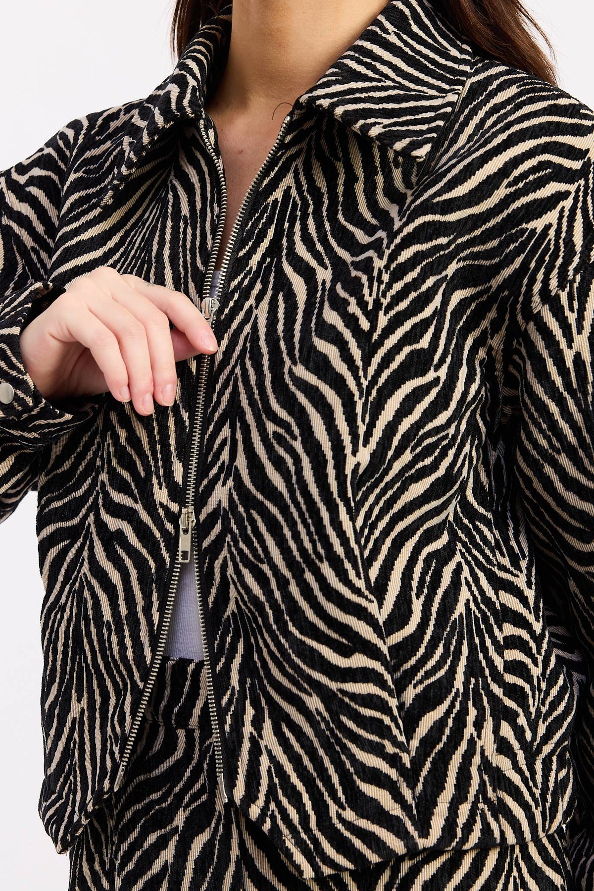 Zebra Zip Jacket