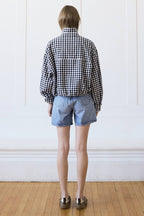 Gingham Zip Jacket - RJ1136