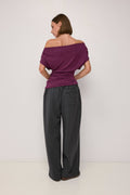 The Lennon Top | Off Shoulder Knit Top
