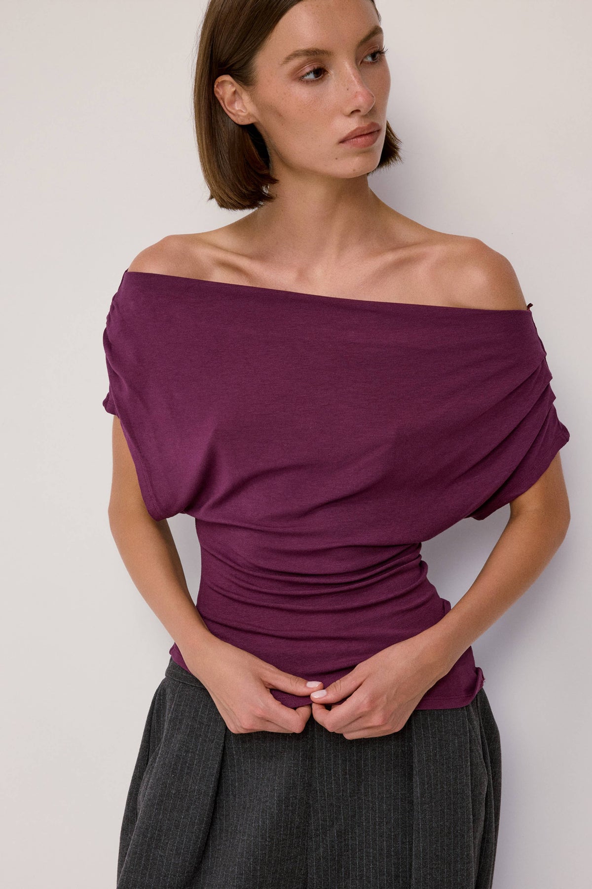 The Lennon Top | Off Shoulder Knit Top