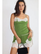 Lime Lace Cami