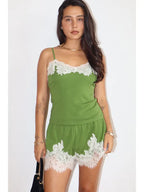 Lime Lace Cami