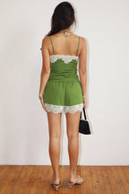 Lime Lace Cami