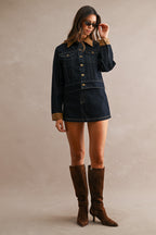 Maggie Denim Skort
