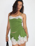 Lime Lace Cami