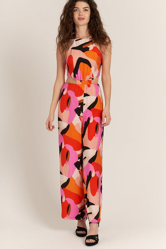 Abstract Jumpsuit