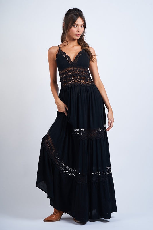 Lace Torso Maxi