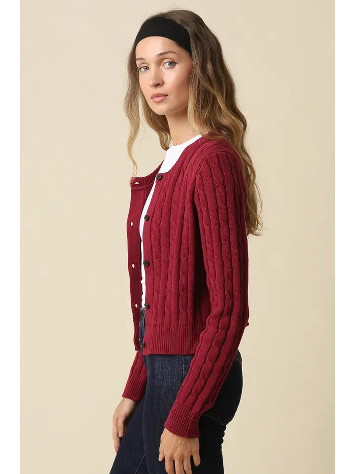 Cassidy Cable Cardigan