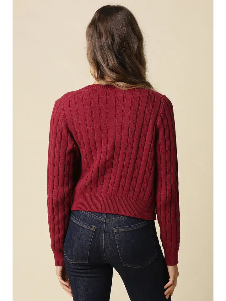 Cassidy Cable Cardigan