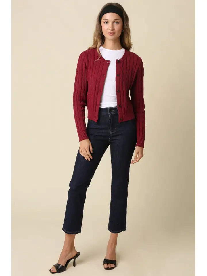 Cassidy Cable Cardigan