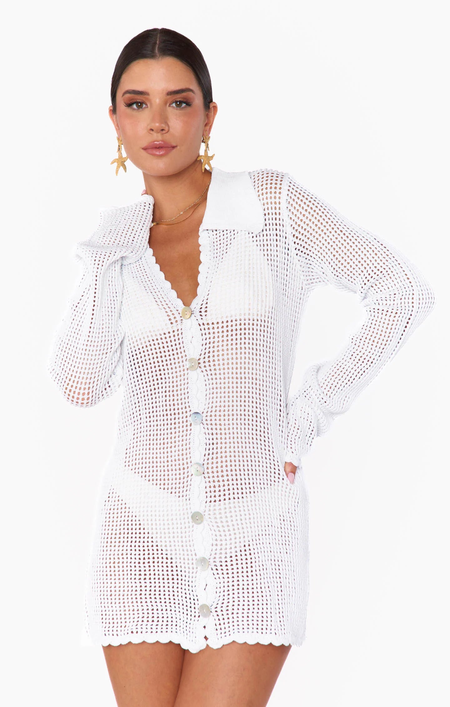 Crochet Button Up