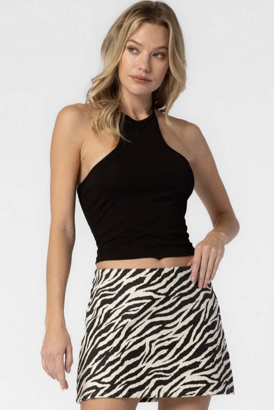 Zebra Denim Mini