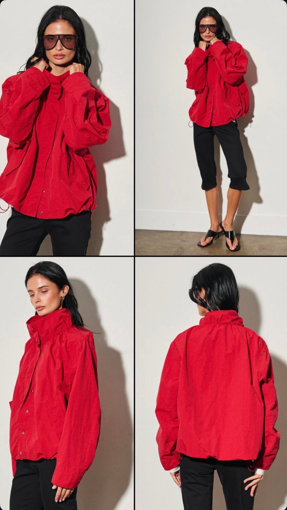 Nylon Funnel Jacket