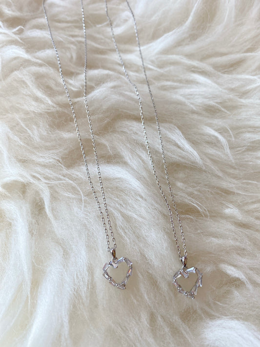 Silver Mini Heart Necklace