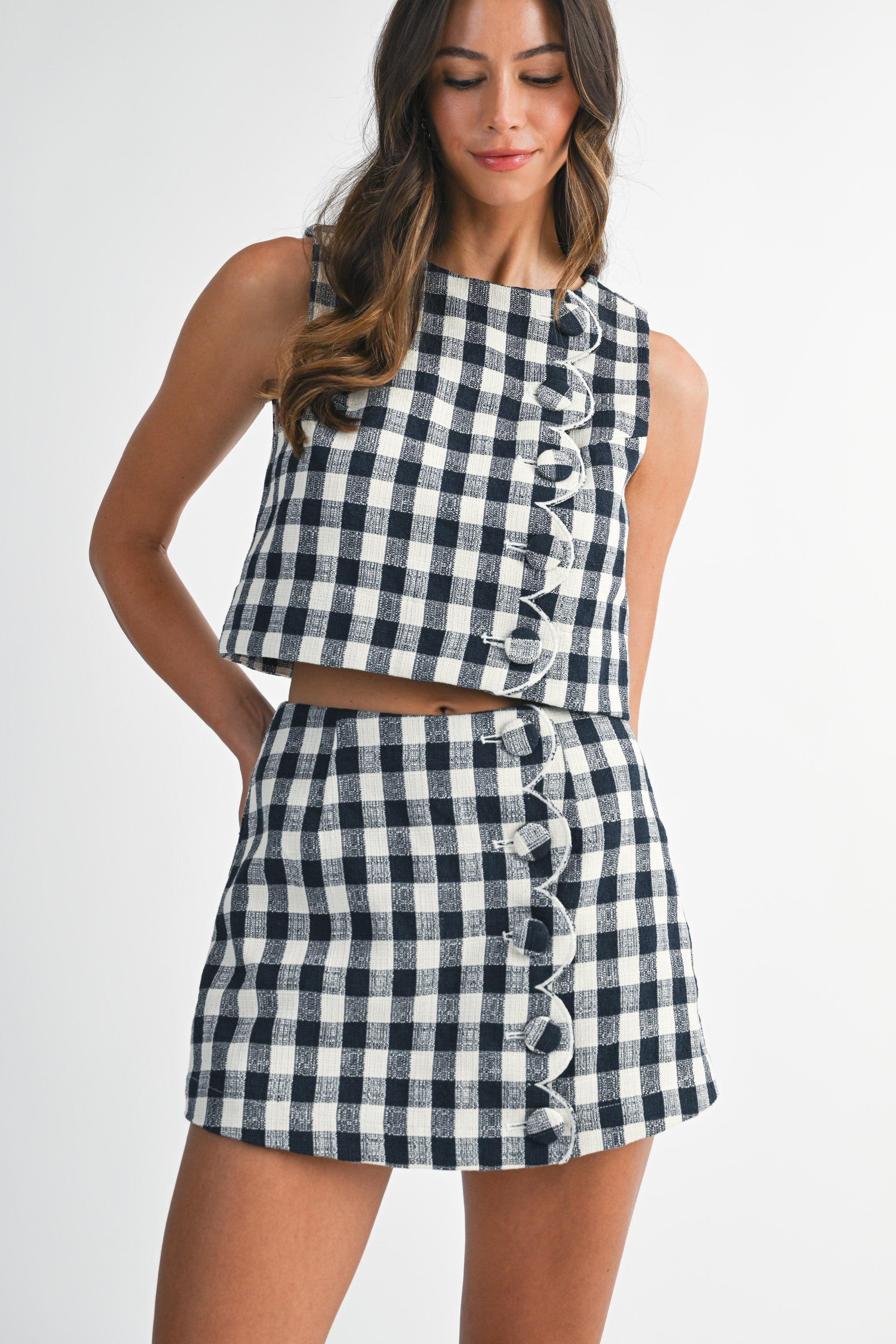 Lolo Gingham Skort
