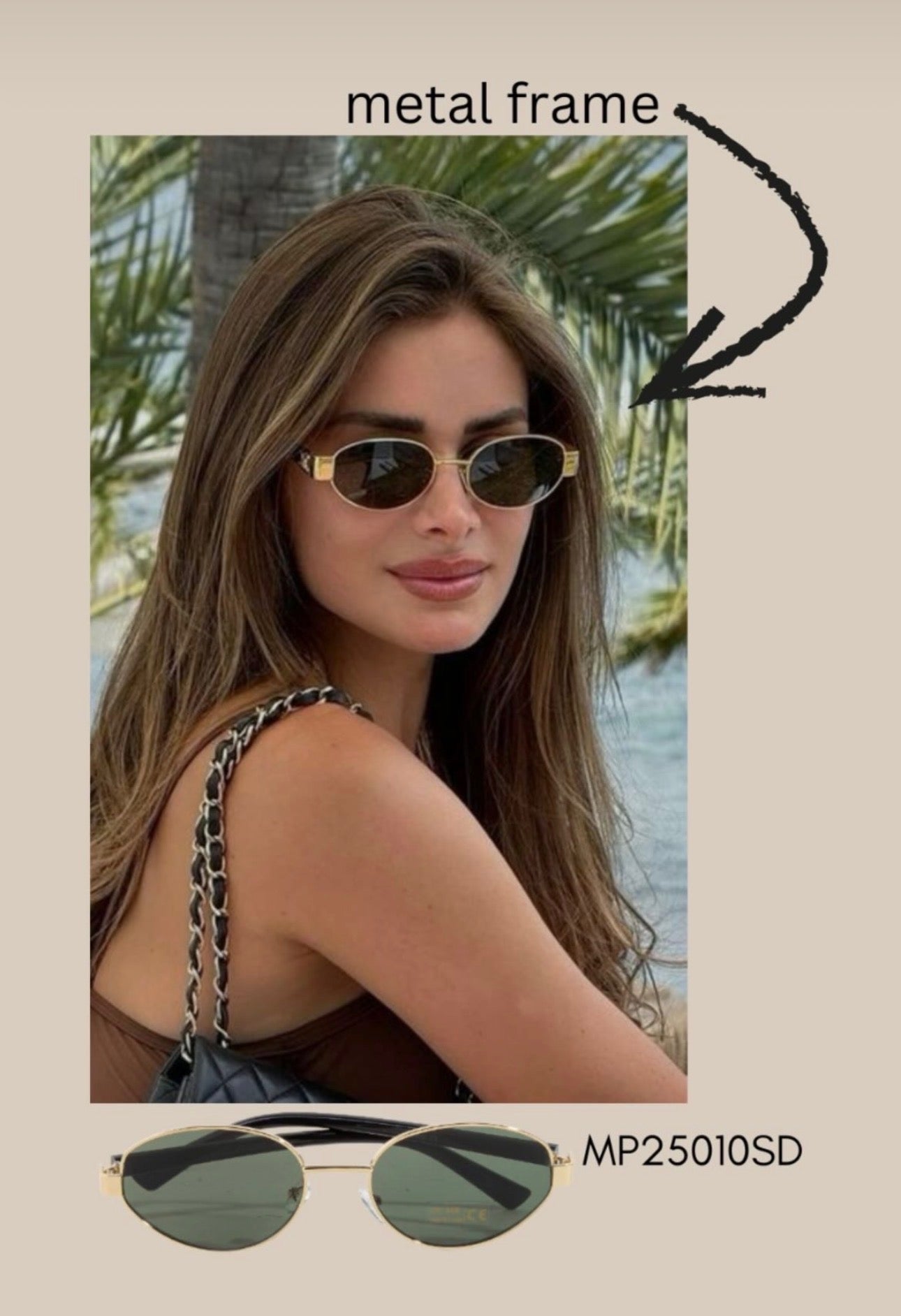 Lindsay Metal Frame Sunnies