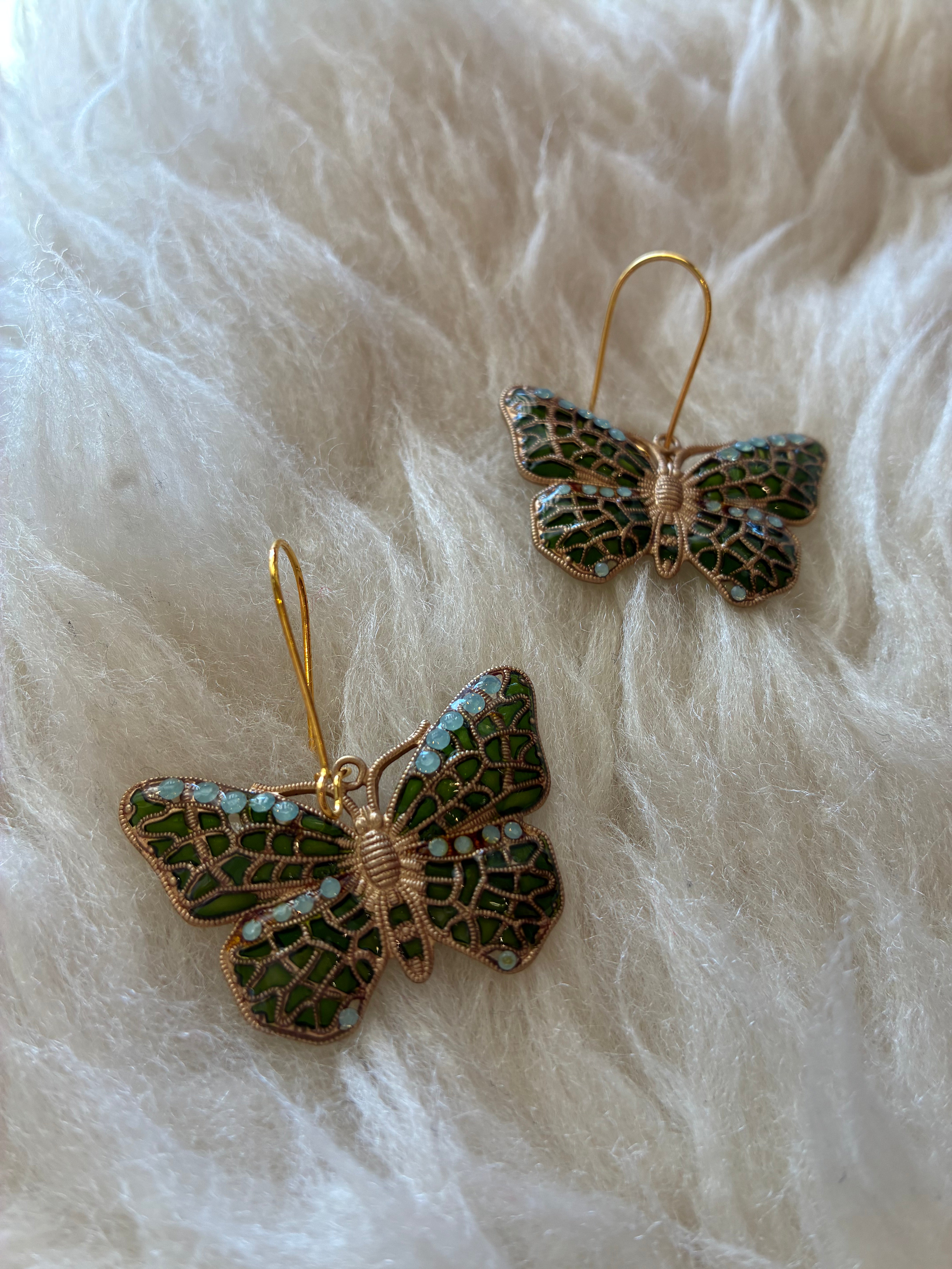 LE363 Butterfly Earrings