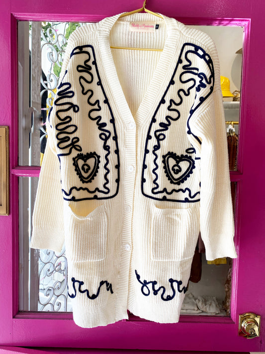 Embroidery Cardigan