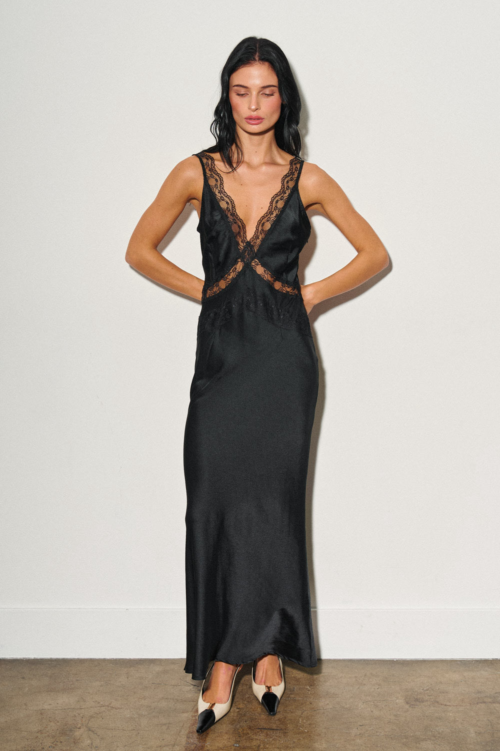Eden Silky Lace Maxi