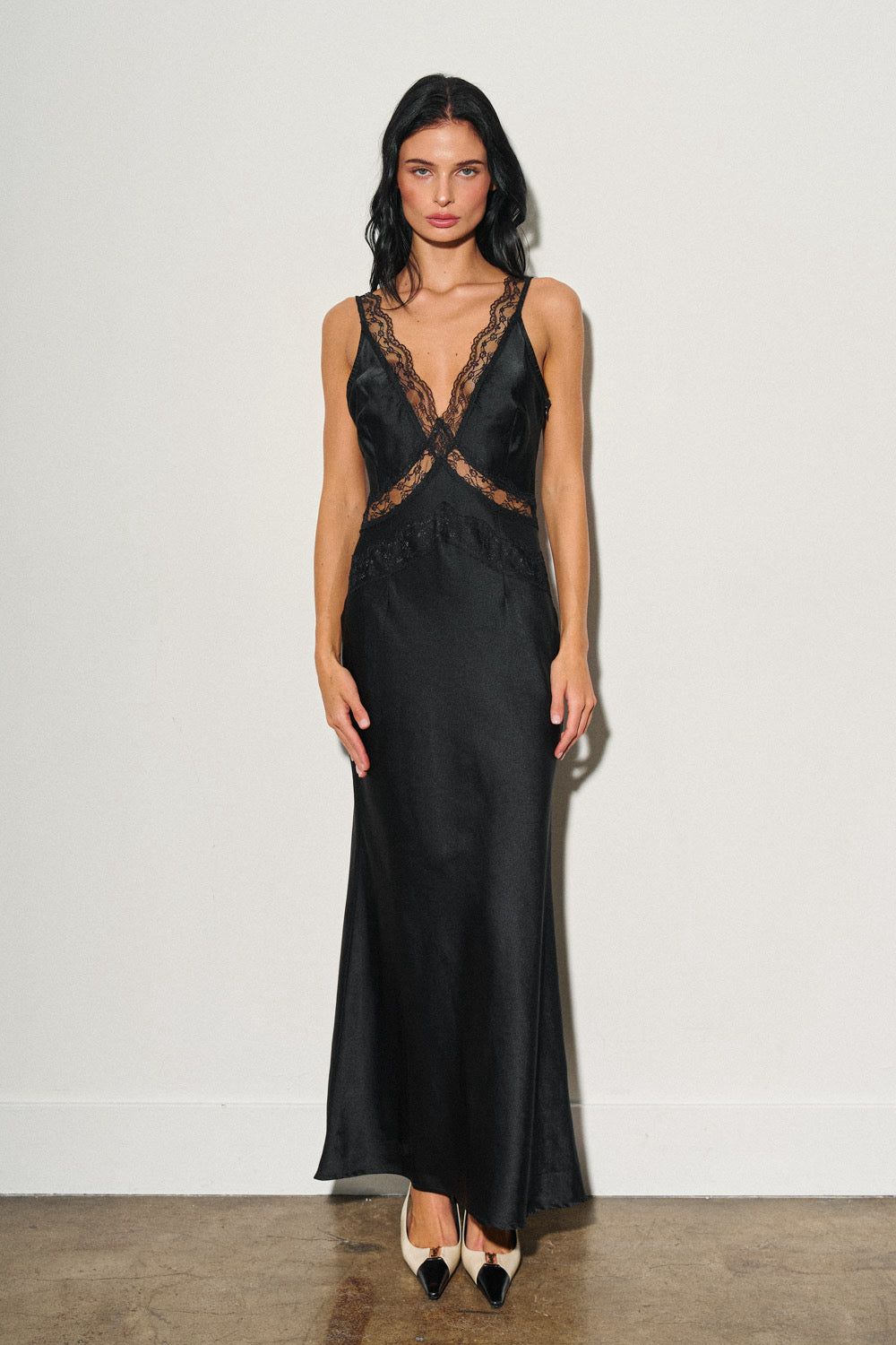 Eden Silky Lace Maxi