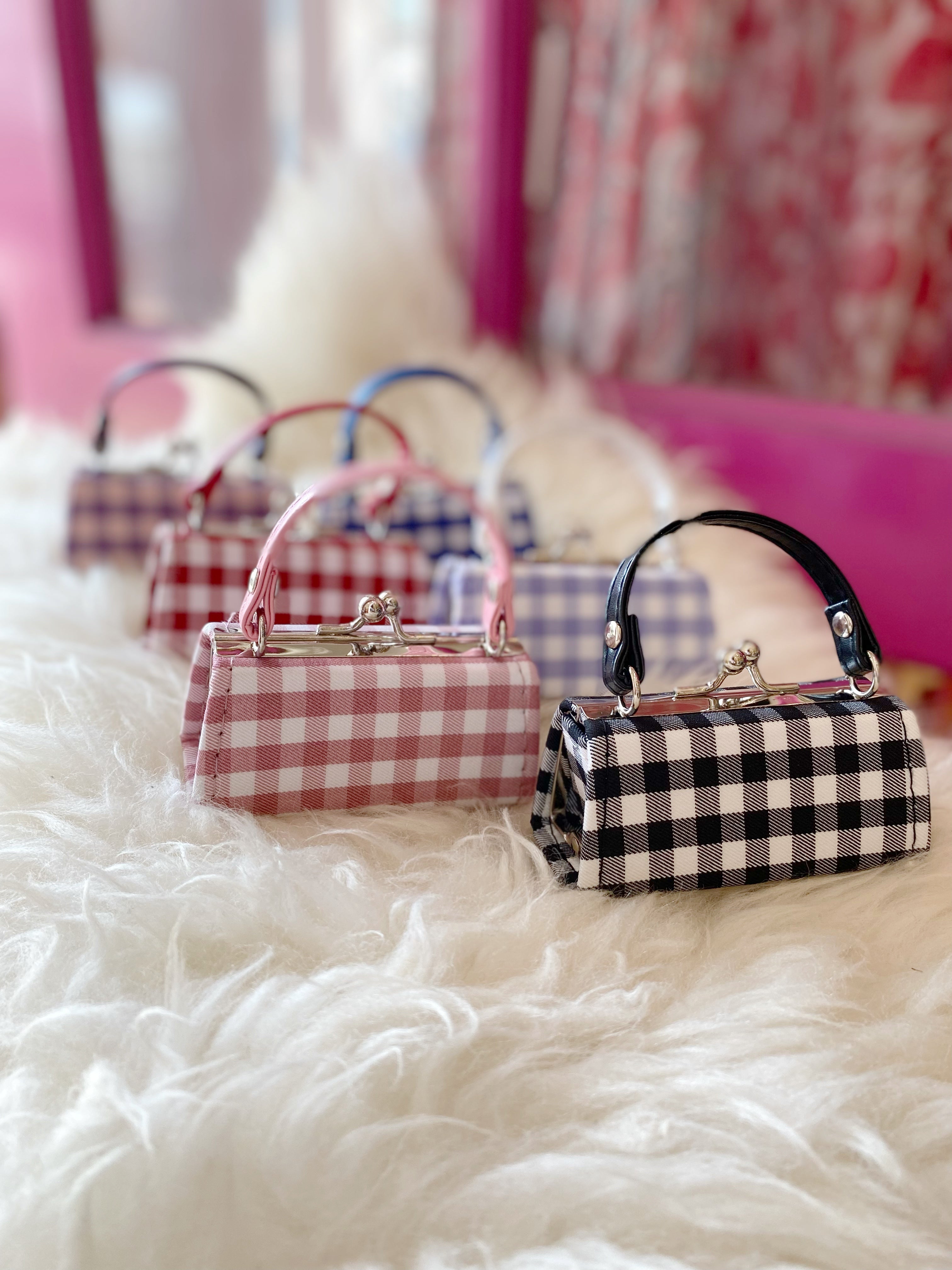 Micro Mini Novelty Case – Polkadots & Moonbeams LA