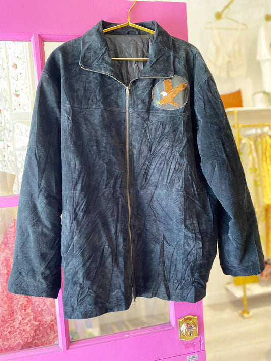 Vintage Suede Eagle Jacket