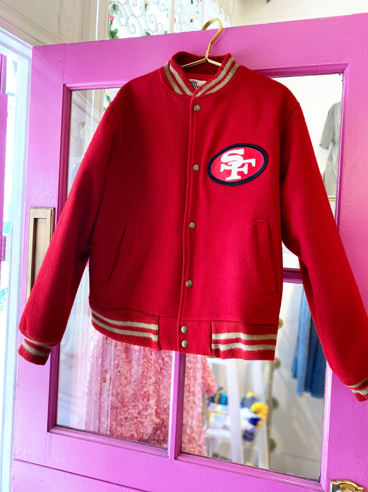 SF 49ers Vintage Varsity Jacket
