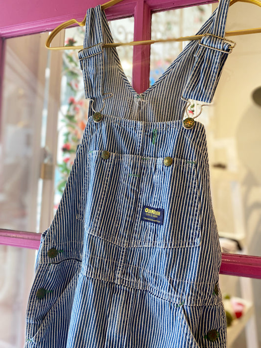 Vintage Osh Kosh Striped Overalls