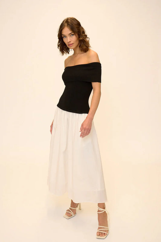 Darcy Mixed Media Dress