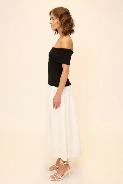 Darcy Mixed Media Dress