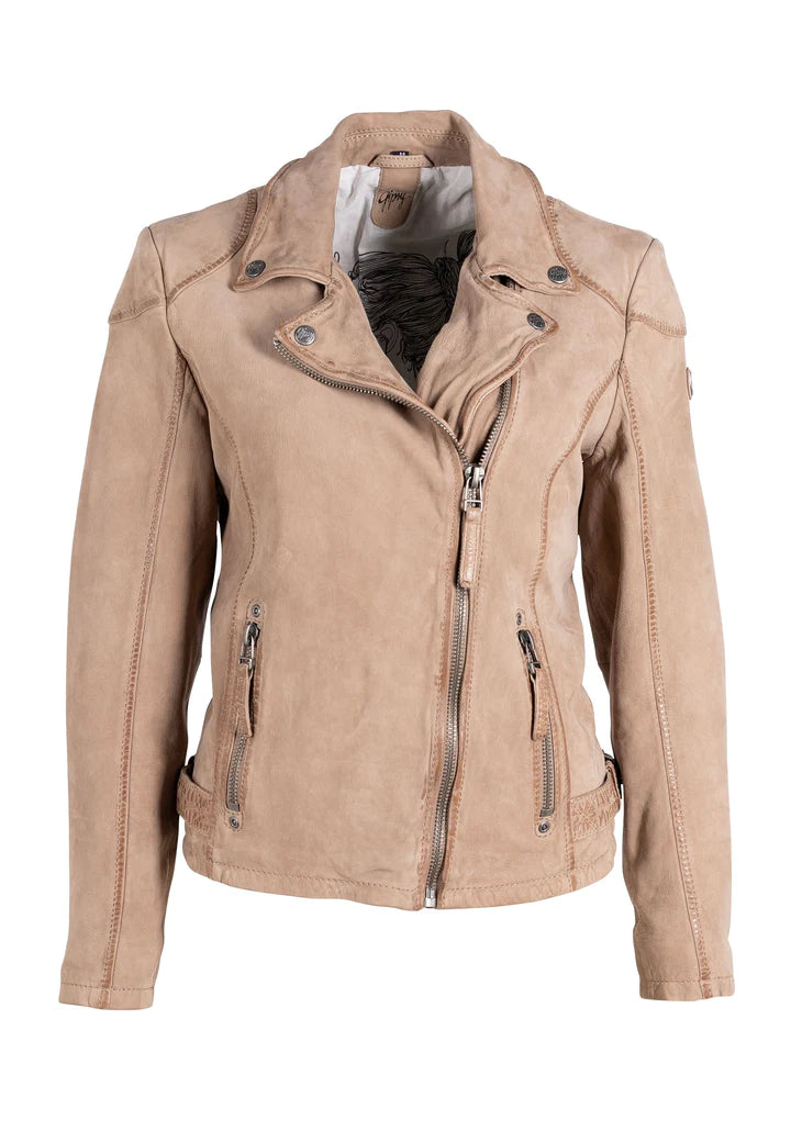 Karyn Sand Moto Jacket