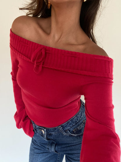 Lana Off Shoulder Sweater