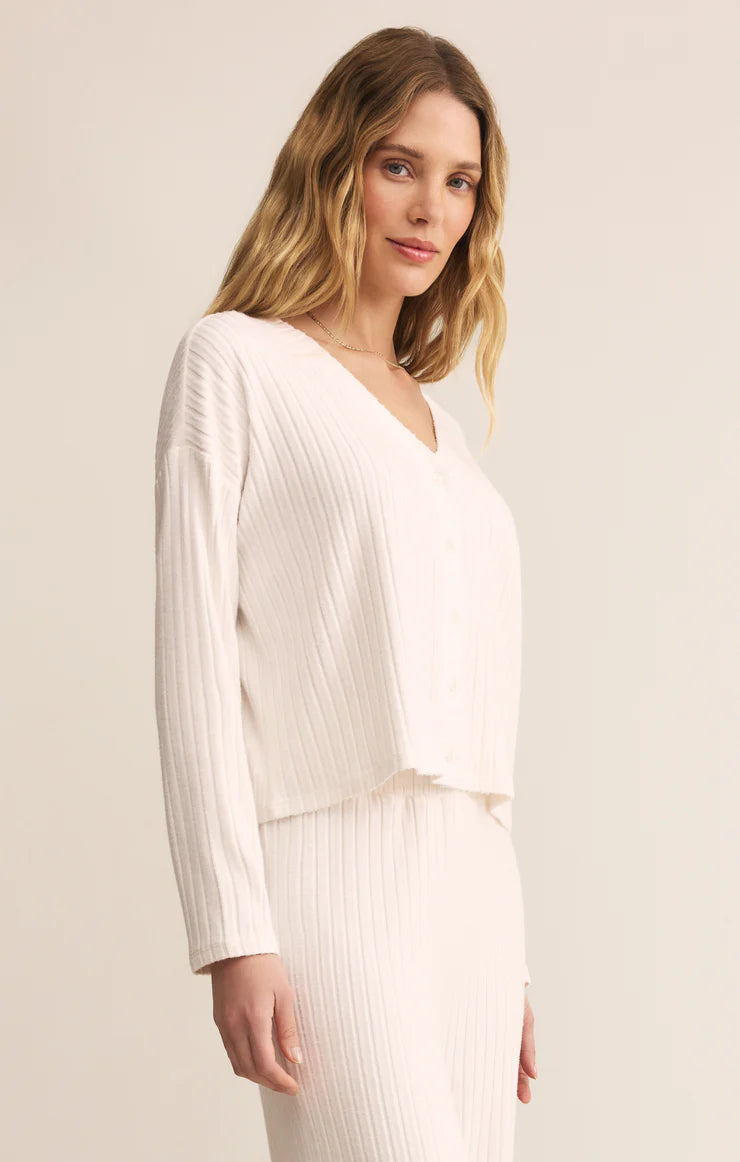 Mara Silky Rib Cardigan