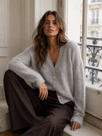 V-Neck Cashmere Cardigan