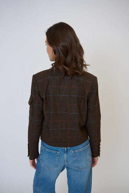 Eden Plaid Military Jacket